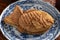 Fresh homemade baked sweet Japanese taiyaki as a snack