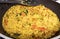 Fresh homemade Poha or Pohy is a popular Indian breakfast recipe on cooking Pan