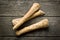 Fresh horseradish root