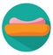 Fresh hotdog, icon