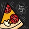 Fresh italian pizza delicious icon