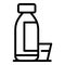 Fresh juice producer icon, outline style