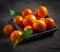 Fresh juicy clementine mandarins