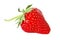 Fresh, juicy and healthy strawberry isolated over white