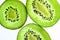 Fresh juicy kiwi fruit slice