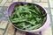 Fresh kangkung, kangkong, or water spinach