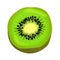 Fresh Kiwi Fruit Half Colourful Element