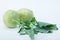Fresh kohlrabi Brassica oleracea