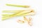 Fresh Lemongrass on a white background