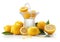 Fresh Lemons with Lemon squeezer Generative AI Illustration