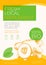 Fresh Local Fruits Label Template. Abstract Vector Packaging Design Layout. Modern Typography Banner with Hand Drawn