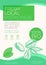 Fresh Local Nuts Label Template. Abstract Vector Packaging Design Layout. Modern Typography Banner with Hand Drawn
