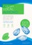 Fresh Local Nuts Label Template. Abstract Vector Packaging Design Layout. Modern Typography Banner with Hand Drawn