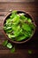 Fresh mangold leaves, swiss chard