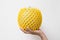 Fresh Melon covered by Shockproof foam yellow with hand hold up