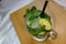 Fresh mojito or virgin mojito drink