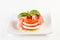 Fresh mozzarella and tomato salad