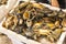 Fresh mud crabs prepare to sell on street food market