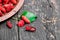 fresh mulberry on the pile of organic mulberries on the dish.Close up focus concept.Fruit juicy of mulberry healthy diet...,