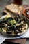 Fresh Mussels in White Wine Broth