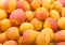 Fresh natural apricot background