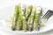 Fresh natural green asparagus