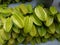 Fresh and natural star fruits  stall