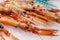 Fresh Nephrops from a market