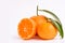 Fresh orange clementines