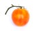 Fresh orange tomatoes, isolated on a white background Concepts, vegetables, kitchen gardens and as a health food. Illustration - l