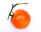 Fresh orange tomatoes, isolated on a white background Concepts, vegetables, kitchen gardens and as a health food. Illustration - l