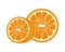 Fresh oranges citrus fruits icons