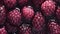 Fresh Organic Boysenberry Berry Horizontal Background.