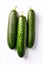 fresh organic cucumbers for salad healthy food