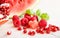Fresh organic fruits and berrys