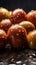 Fresh Organic Jujube Fruit Vertical Background.