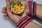 Fresh organic masala Sweet corn  on white background