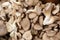 Fresh Oyster Mushrooms on Display at a Farmers` Market