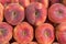 Fresh peach abstract fruit colorful pattern texture background