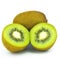 Fresh piece kiwi fruit