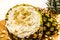 Fresh Pineapple and Toasted Coconut Dip