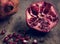 Fresh pomegranate food photography recipe idea