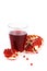 Fresh pomegranate juice