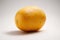 Fresh potato isolate on white background. Macro studio shot. AI generated