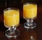 Fresh pressed orange juice for two