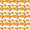 Fresh pumpkin thanksgiving decorative seasonal ripe food organic healthy vegetarian vegetable seamless pattern