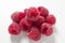 Fresh raspberries