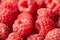 Fresh Raspberries Close View Image