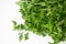 Fresh raw green parsley. Farm seasonal spanish verdure