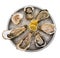 Fresh raw oysters